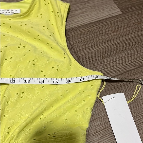 London Style Yellow Midi Dress - Picture 6 of 8